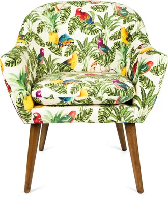 Image de Excelsa Havana fauteuil en polyester et contreplaqué 70.5x65x83 cm multicolore