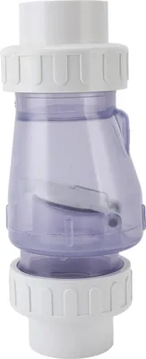 Obrázok produktu pre 2-palcový spätný ventil, priehľadný, bazénové príslušenstvo, náhradný, zabraňuje spätnému toku