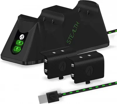 Obrázek produktu pro Stealth, dvojitá nabíjecí stanice USB-C pro ovladač Xbox Series X/S, černá