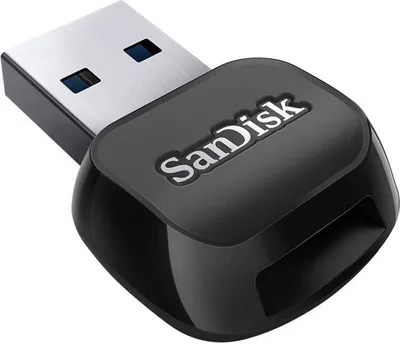 Produktbild von SanDisk QuickFlow - Kartenleser (microSD, microSDHC, microSDHC UHS-I, microSDXC, microSDXC UHS-I) - USB 3.2 Gen 1