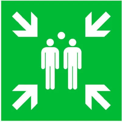 Immagine prodotto di SafetyMarking® Rettungszeichen   - Sammelstelle