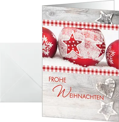 Produktbild von SIGEL DS053 Weihnachts-Karten (inkl. Umschläge), Winter Feeling, A6 (A5), 25 Karten