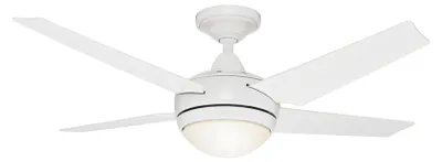 Immagine prodotto di Ventilatore da soffitto con luce e telecomando Sonic Bianco 132 cm