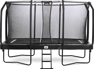 Produktbild von Salta First Class Trampolin - 427x244cm - Rechteckig - Schwarz - inkl. Leiter