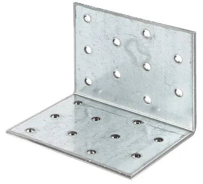 Immagine prodotto di Alberts 820282 Lochplattenwinkel, zincato sendzimir, 60 x 60 x 80 mm, 25er Set