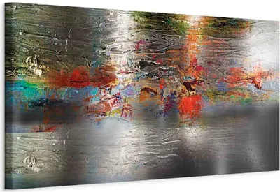 Produktbild von Italienischer Leinwand Leinwandbild - Corals (1 Part) Narrow 135x45 cm Abstrakt a-A-0741-b-a