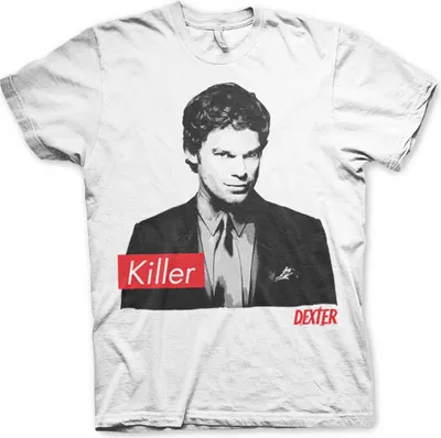 Immagine prodotto di Dexter - Maglietta Killer - Grande - Bianco