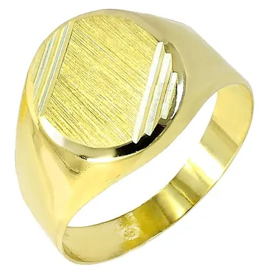 Produktbild von Herren Goldring Glare 277 585er Gold, 3,5 mm Breite, 15,3 mm Kopfbreite