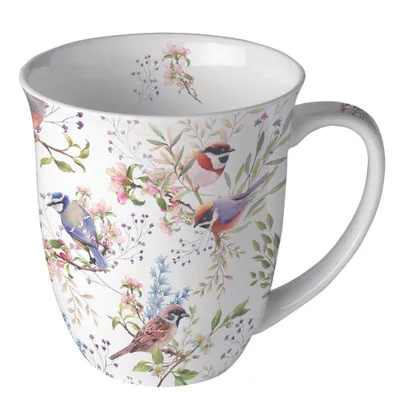 Produktbild von Porzellan-Becher 0,4 L - Busy birds