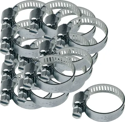 Produktbild von Schlauchschelle 14-24mmØ Chromstahl 100Stk