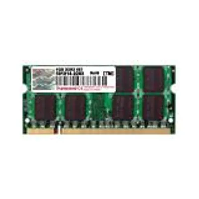 Produktbild von Transcend 1GB DDR2-800 SO-DIMM, 1 GB, 1 x 1 GB, DDR2, 800 MHz, 200-pin SO-DIMM