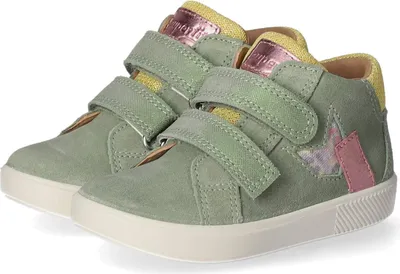 Produktbild von Superfit Mädchen Klettschuhe/ Lauflernschuhe SUPIES Grün Leder-Textil-MixGröße:21