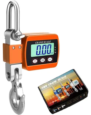 Zdjęcie produktu dla Waga suwnicowa cyfrowa - 500 kg - Z hakiem - Przemysłowa