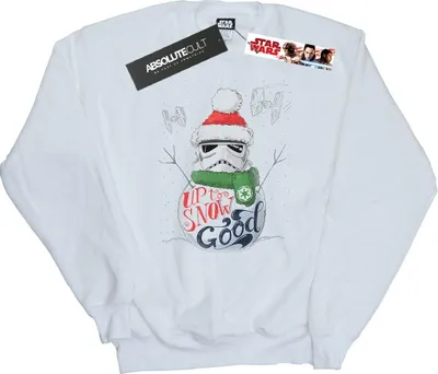 Produktbild von Star Wars - "Up To Snow Good" Sweatshirt für Herren BI45679 (3XL) (Weiß)