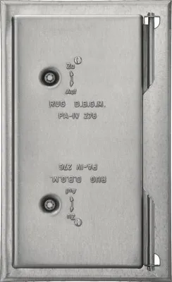 Produktbild von Kamintür Stahlblech verzinkt mit Vierkantverschluß 230 mm x 380 mm