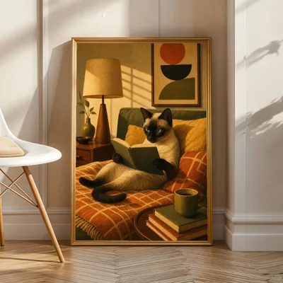 Siamkatze, Katzenposter, Produktansicht 1