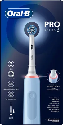 Obrázok produktu pre Braun Oral-B Pro 3 3000 Sensitive Clean Blue JAS22 Zahnbürste 759813 (759813)
