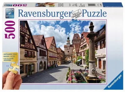 Produktbild von 500 Teile Ravensburger Puzzle Gold Edition Rothenburg ob der Tauber 13607