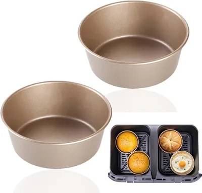 Imagen del producto de Juego de moldes con forma de huevo, de 2 piezas, con un diámetro de 11,5 cm, con revestimiento antiadherente, para la cocina