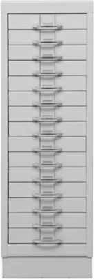 Produktbild von Schubladenschrank Swan | 15 Schubladen | DIN A4 | HxBxT 90x30x40cm | Grau