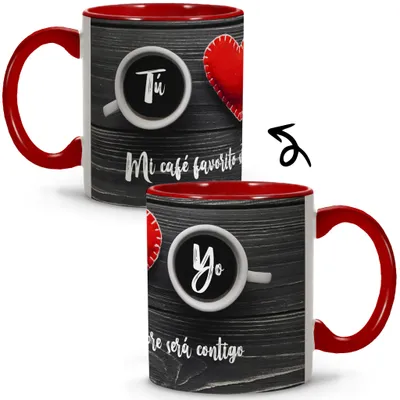 Liebestasse für Paare, 330 ml, Keramik, Valentinstagsgeschenk