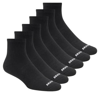 Productafbeelding van Skechers uni sokken, 6-pack, enkelsokken, zwart, maat: L