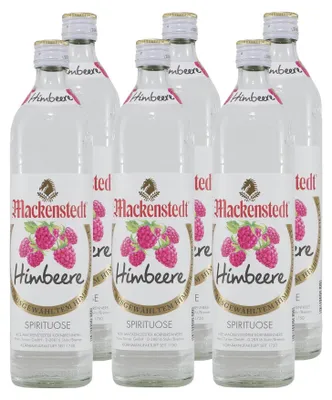 Produktbild von Mackenstedter Himbeere Obstschnaps (6 x 0,7L)