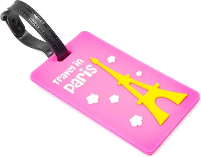 Produktbild von Aga Kofferanhänger Gepäckanhänger ID Etikett mit Adressschild Namenschild für Reisetasche Koffer, Rosa
