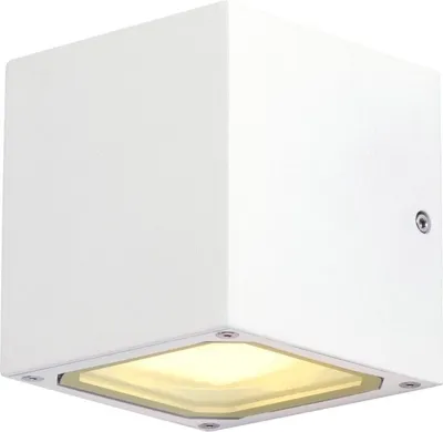 Immagine prodotto di SLV Sitra Cube 232531 Outdoor wall light Energy-saving bulb, LED (monochrome) GX53 18 W White
