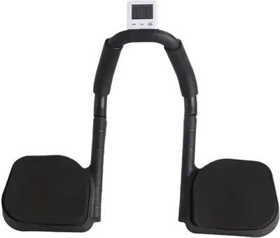 Imagen del producto de Máquina para abdominales - Máquina de entrenamiento de fuerza - Entrena los músculos centrales - Función de temporizador integrada - 28 cm - color