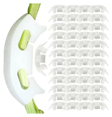 Produktbild von 50 Stück Pflanzenbieger Pflanzentrainer | Pflanzenclips Kletterhilfe für Pflanzen | 90 Grad Pflanzenstiel-Trainer zum Biegen von Pflanzenstämmen und Ändern der Wuchsrichtung