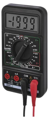 Produktbild von Emos M92A, Digitales Multimeter, Hand-Multimeter, 0.2 - 1000 V, 2 - 750 V, 0,0002 - 20 A, Schwarz