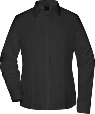 Produktbild von Modisch tailliertes Cityhemd und Damenbluse black, Gr. L