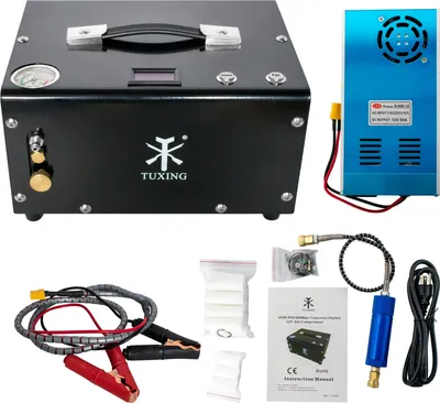 Obrázek produktu pro Vysokotlaký vzduchový kompresor TUXING, provozní tlak 300 barů, měděný motor 300 W, všeobecné provedení, 220 V