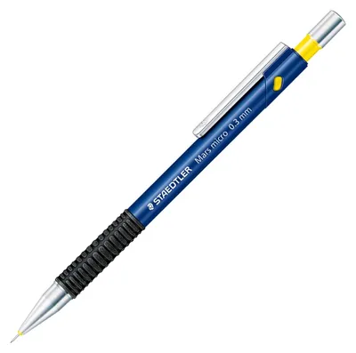 Zdjęcie produktu dla Staedtler Mars micro 775 0.3mm, Czarny, Niebieski, Żółty, Czarny, B, 0,3 mm, Metal, 0,3 m