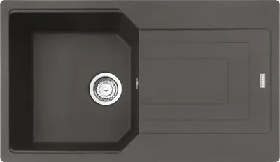 Produktbild von Franke Maris UBG 611-86 Einbauspüle Schiefergrau Fragranit für Unterschrank ab 50 cm, Drehknopf - inkl.