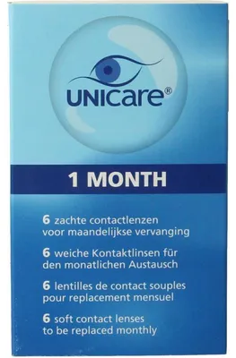 Productafbeelding van Unicare Maandlenzen -5.50 (6 stuks)