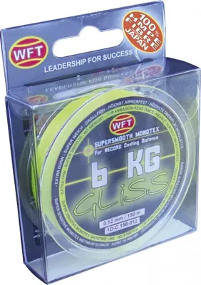 Produktbild von WFT Gliss KG Monotex Line 150m, Farbe:Gelb, Durchmesser/Tragkraft:0.25mm /19kg Tragkraft