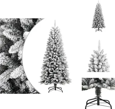 Immagine prodotto di vidaXL Albero di Natale artificiale innevato 150 cm PVC&PE - Alberi di Natale