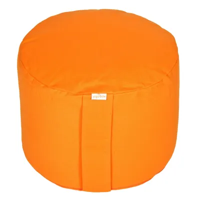 Produktbild von yogabox Meditationskissen Rondo Big BASIC - orange 35 x 35 x 25 cm Buchweizenschalen