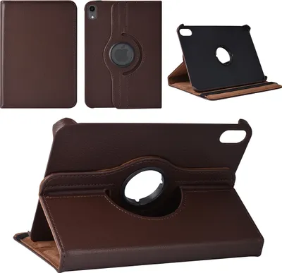 Immagine prodotto di custodia a libro per iPad Mini 2021 Custodia per tablet - Marrone - ruotabile di 360 gradi