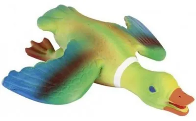 Obrázek produktu pro Hračka pro psy, latexová kachna, pískátko, 21 cm, Kerbl