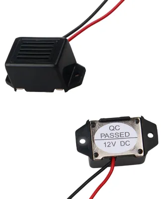 Zdjęcie produktu dla Brzęczyk alarmowy - 85 dB - 12 V - Ciągły sygnał dźwiękowy - 3,2 x 1,2 x 0,9 cm