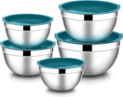Image de Set de cuisine et d'ustensiles de cuisine en acier inoxydable