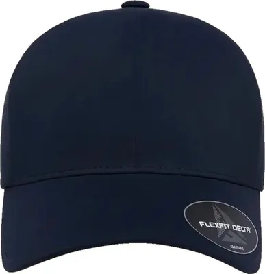 Imagen del producto de Gorra tipo visera Flexfit Delta Snapback, color azul marino - Talla única
