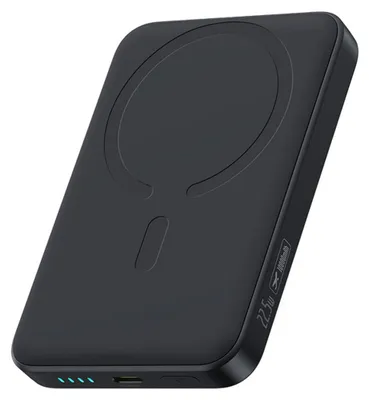Produktbild von Powerbank Baseus EnerFill FM11 Ultra-Mini, 10000 mAh, 22,5 W, kompatibel mit MagSafe, mit Baseus Simple USB-C Kabel (20 V/3 A, 30 cm) – Schwarz