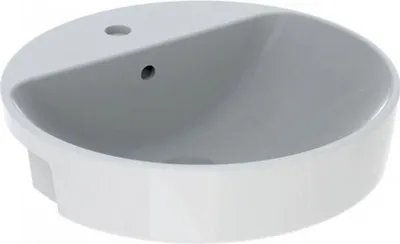 Produktbild von Geberit Geberit Halbeinbauwaschtisch VariForm rund d= 500mm m HL m ÜL we KT