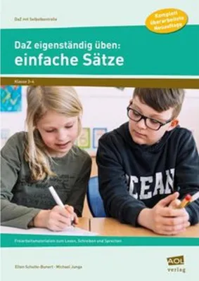 Obrázok produktu pre DaZ eigenständig üben: einfache Sätze - GS