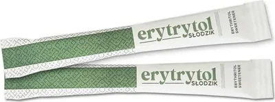 Productafbeelding van Erythrit-sticks, 5 gram per stuk, 200 stuks.