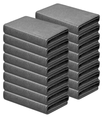 Obrázek produktu pro Čisticí utěrky, 16 kusů, 30x30 cm, mikrovlákno, nezanechávají stopy, opakovaně použitelné